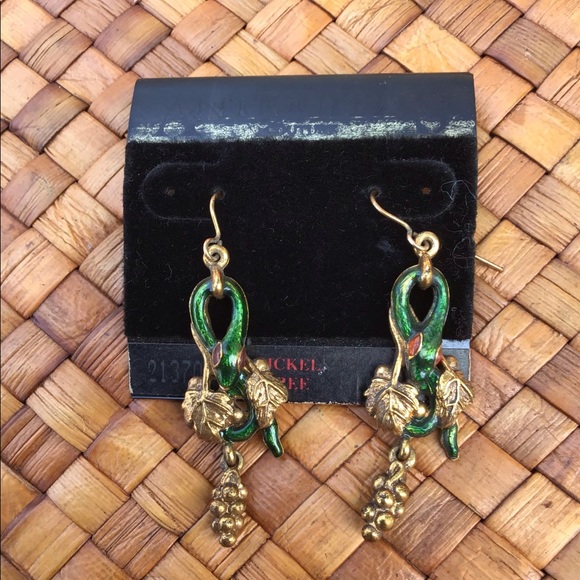 Vintage Snake Earrings by Antiquities Couture - Picture 3 of 3